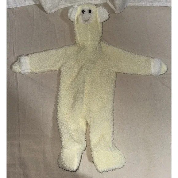 Vintage Dr Denton BabyGro Baby Sherpa Fleece Footed Pajamas 0-6 Mo. Duck Sleeper - Picture 3 of 14